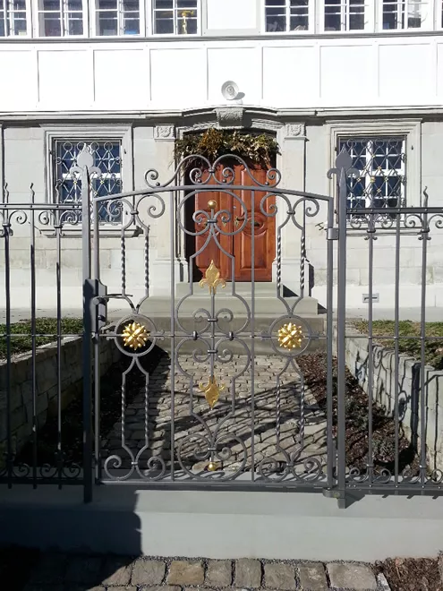 Kunstschmiede Appenzell AG - Gartentor mit Ornamenten